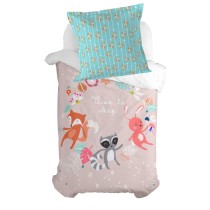 Taie d'oreiller HappyFriday Moshi Moshi Fantasy Multicouleur 80 x 80 cm