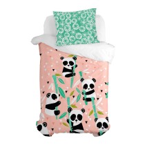 Pillowcase HappyFriday Moshi Moshi Panda Garden Multicolour 60 x 70 cm