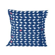 Taie d'oreiller HappyFriday Moshi Moshi Whale Multicouleur 80 x 80 cm