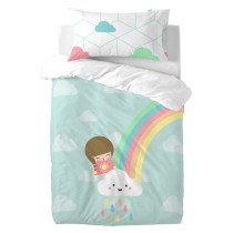 Pillowcase HappyFriday Happynois Rainbow Multicolour 50 x 75 cm