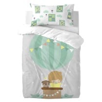 Taie d'oreiller HappyFriday Happynois Air balloon Multicouleur 50 x 75 cm