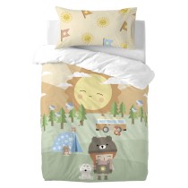 Pillowcase HappyFriday Happynois Camping Multicolour 50 x 75 cm