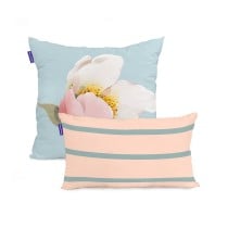 Set de housses de coussin HappyFriday Spring blossom Multicouleur 2 Pièces