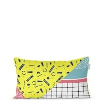 Housse de coussin HappyFriday HF Living Squiggles Multicouleur 50 x 30 cm