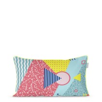 Housse de coussin HappyFriday HF Living Squiggles Multicouleur 50 x 30 cm