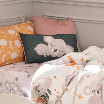 Housse de coussin HappyFriday Moshi Moshi Baby Koala Multicouleur 50 x 30 cm