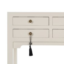 Console Blanc Bois d'épicéa Bois MDF 63 x 26 x 85 cm