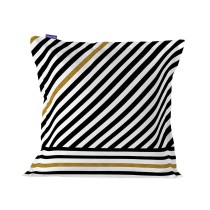 Housse de coussin HappyFriday Blanc Golden dots Multicouleur 60 x 60 cm