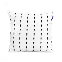 Housse de coussin HappyFriday Blanc Five  Multicouleur 2 Pièces