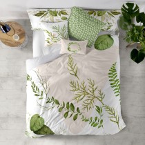 Housse de Couette HappyFriday Herbal Multicouleur 220 x 220 cm