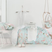 Housse de Couette HappyFriday Chinoiserie Multicouleur 180 x 220 cm