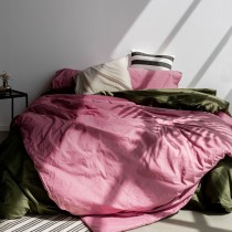 Housse de Couette HappyFriday BASIC Magenta 260 x 240 cm