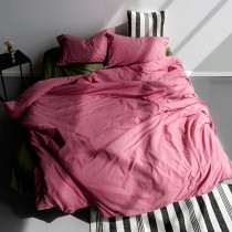 Housse de Couette HappyFriday BASIC Magenta 260 x 240 cm