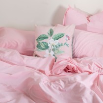 Housse de Couette HappyFriday Basic Rose clair 180 x 220 cm