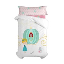 Parure de couette HappyFriday Multicouleur Lit 1 persone Cendrillon 2 Pièces