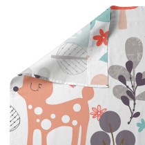 Jeu de draps HappyFriday Moshi Moshi Woodland Multicouleur Lit de bébé 2 Pièces