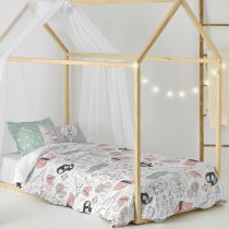 Parure de couette HappyFriday Moshi Moshi Best Buddies Multicouleur Lit 1 persone 2 Pièces