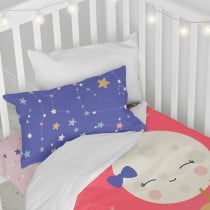 Parure de couette HappyFriday Happynois Moon Dream Multicouleur Lit de bébé 2 Pièces