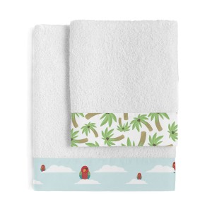 Towel set HappyFriday Happynois Pirata Multicolour 2 Pieces