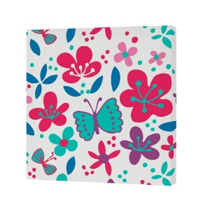 Leinwand HappyFriday Moshi Moshi Cherry blossom Bunt 27 x 27 cm