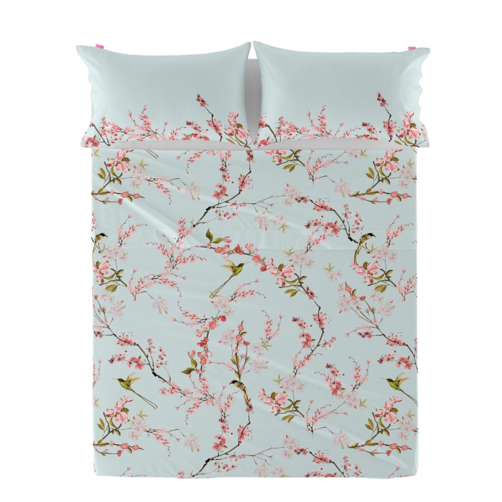 Drap HappyFriday Chinoiserie  Multicouleur 210 x 270 cm (asiatico/oriental)