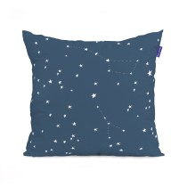 Housse de coussin HappyFriday Blanc Constellation Multicouleur 2 Pièces