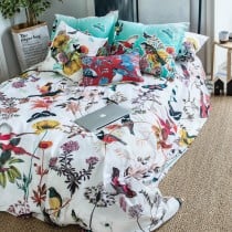 Housse de Couette HappyFriday Birds of paradise Multicouleur 260 x 240 cm