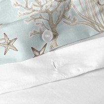 Housse de Couette HappyFriday Coral reef Multicouleur 220 x 220 cm