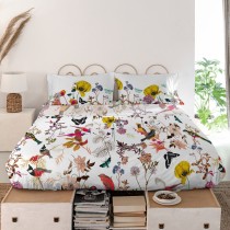 Top sheet HappyFriday Multicolour 240 x 270 cm Birds