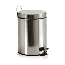 Pedal bin Berilo B0010 5L Silver Stainless steel Plastic 5 L (4 Units)