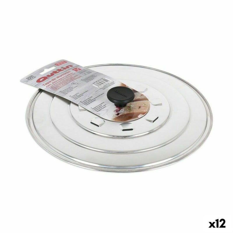 Pfannendeckel mit Dampfloch Quttin Aluminium Ø 32,5 cm (12 Stück)