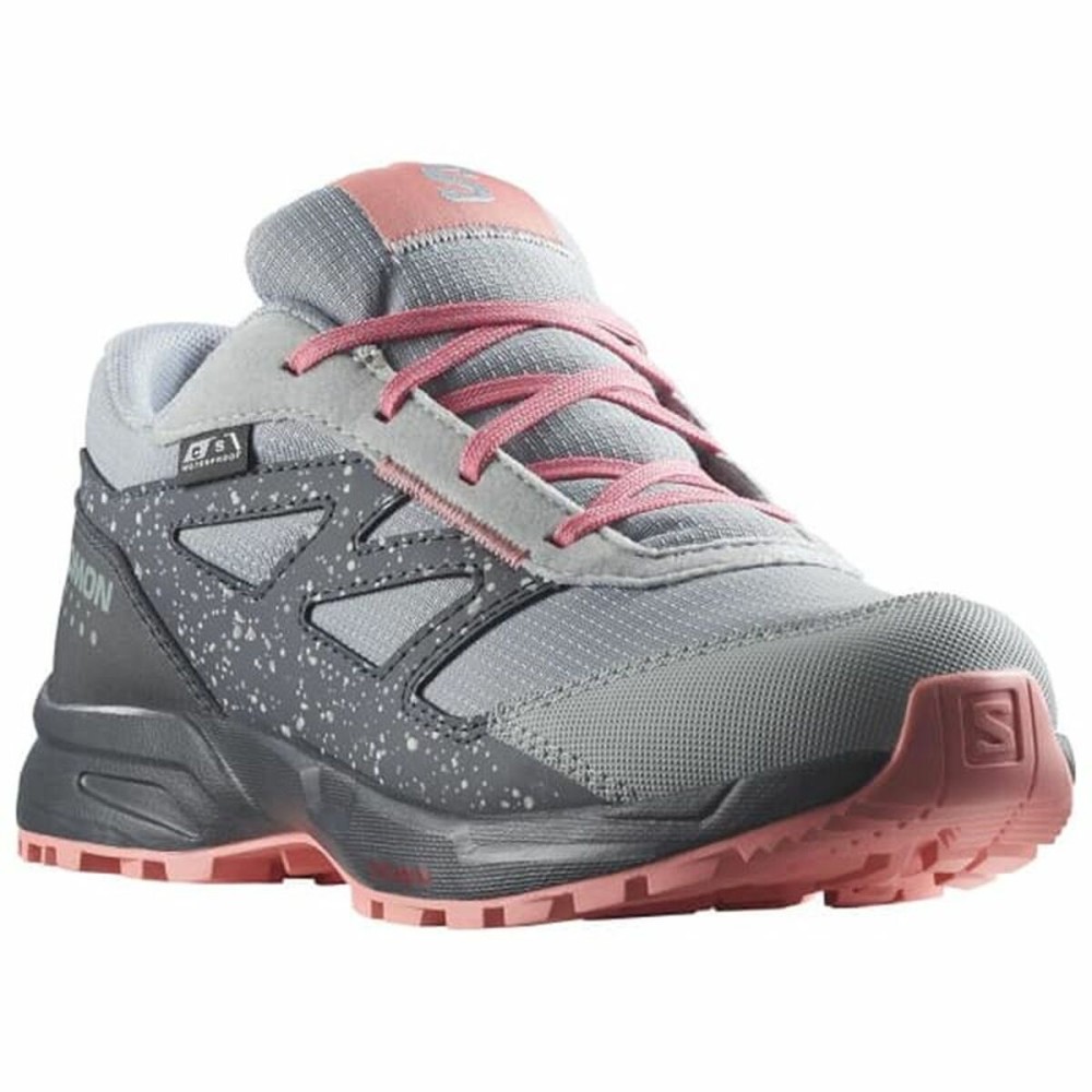 Chaussures de Sport pour Enfants Salomon Outway Climasalomon Gris clair