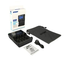 Battery charger Xtar VC4 Batteries x 4