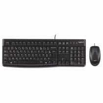 Clavier et Souris Optique Logitech Desktop MK120 Noir QWERTY Qwerty UK