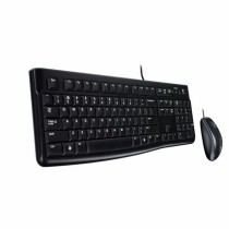 Clavier et Souris Optique Logitech Desktop MK120 Noir QWERTY Qwerty UK