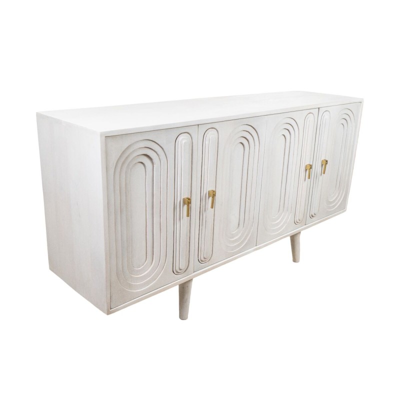 Buffet Romimex Blanc Bois de manguier 42 x 81 x 152 cm