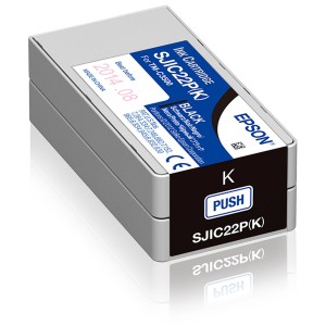 Original Tintenpatrone Epson SJIC22P Schwarz