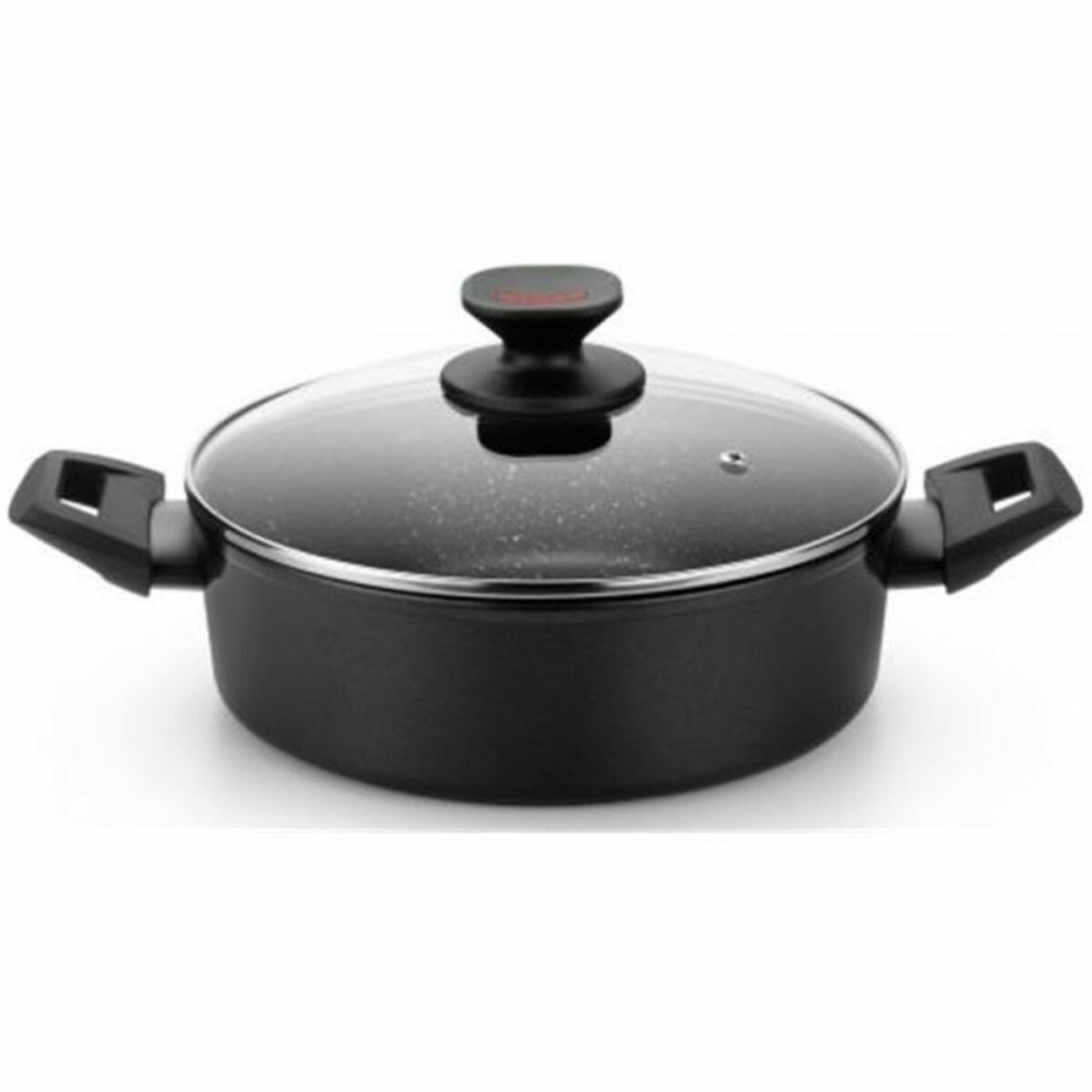 Casserole Monix TITAN ROCK Ø 20 cm Noir Aluminium forgé