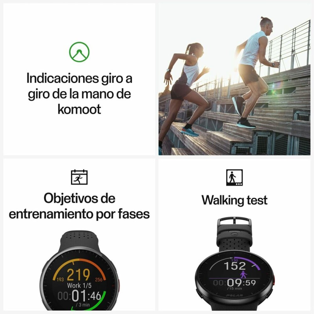 Smartwatch Polar Black 1,2"