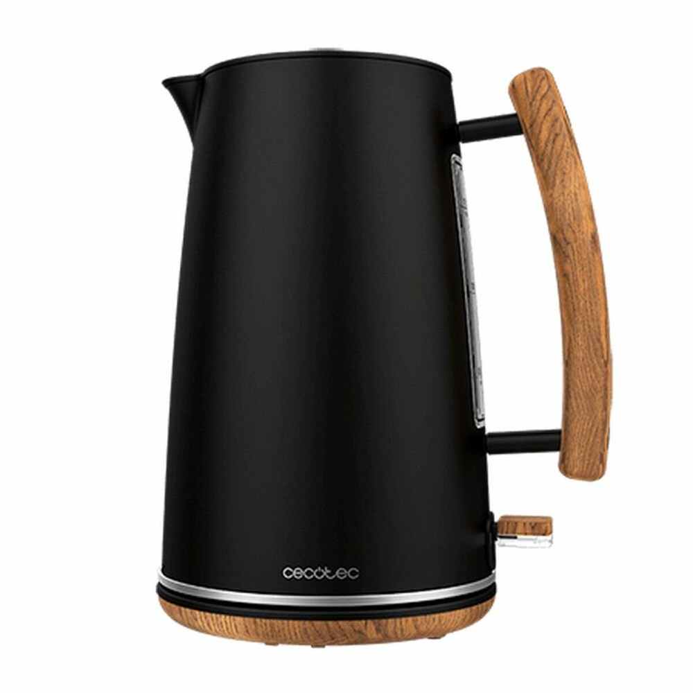 Wasserkocher Cecotec ThermoSense 400 Black Woody Schwarz Edelstahl 3000 W 1,7 L