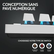 clavier et souris Logitech 920-012145 Blanc Français AZERTY