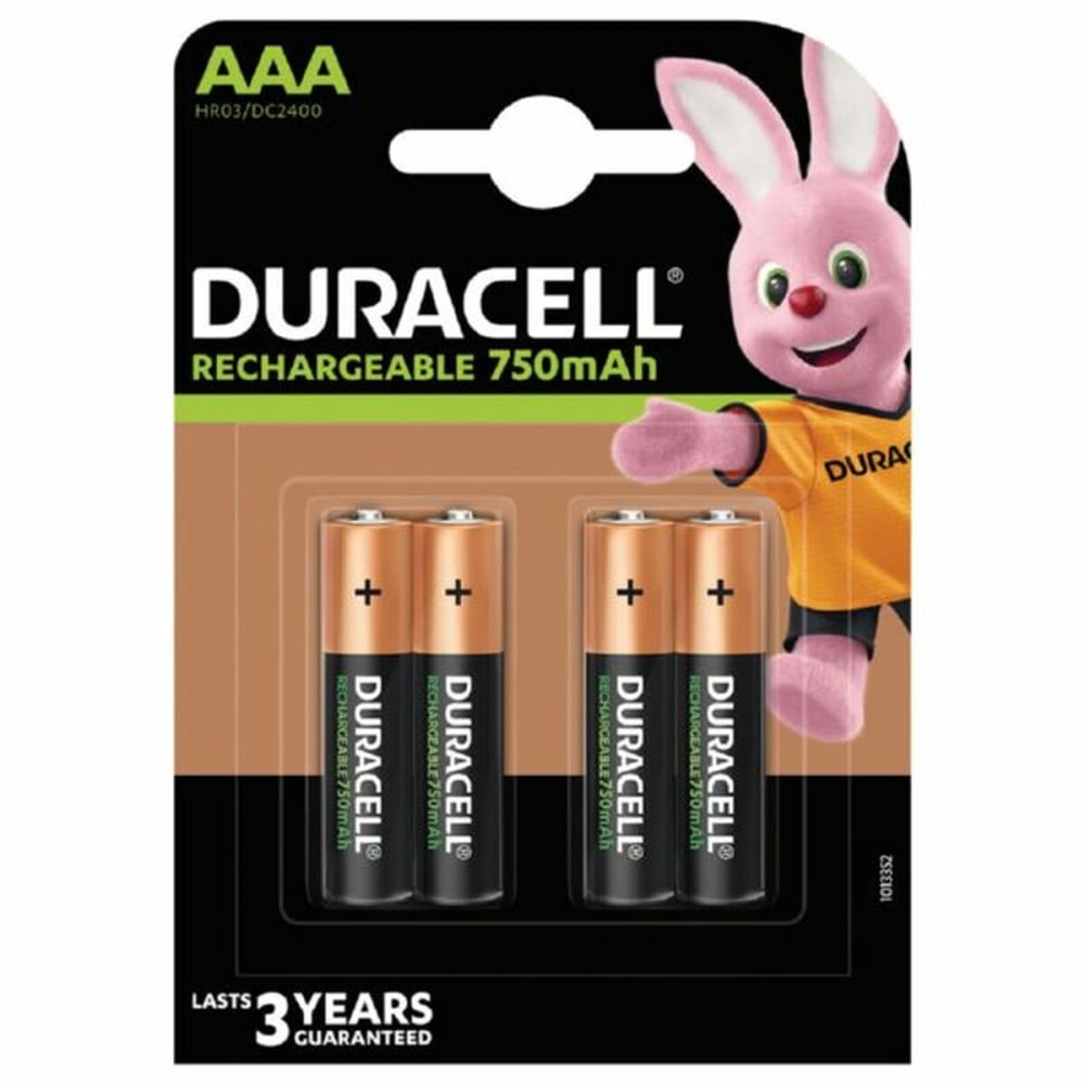 Akkus DURACELL AAA LR3     4UD 750 mAh (10 Stück)