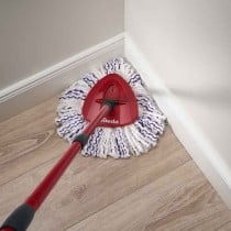 Mop with Bucket Vileda 167751 Black Red Microfibre Plastic