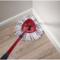 Mop with Bucket Vileda 167751 Black Red Microfibre Plastic