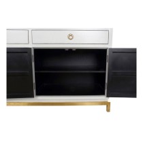 Anrichte DKD Home Decor Kamakura Weiß Gold Metall Pappel 150 x 50 x 80 cm (150 x 50 x 80 cm)