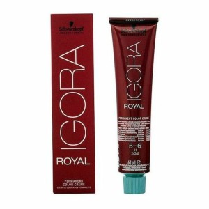 Teinture permanente Igora Royal Schwarzkopf Igora Royal 5-6 Nº 5-6 Nº 9.0-rubio muy claro Nº 8.0-rubio claro 60 ml