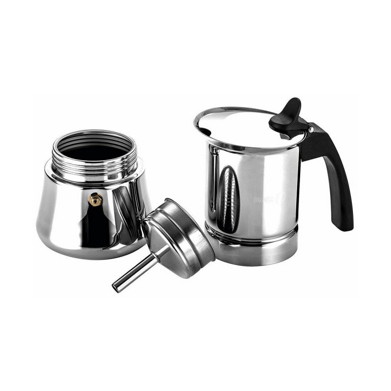 Cafetière Italienne Fagor Acier inoxydable 18/10 10 Tasses Noir