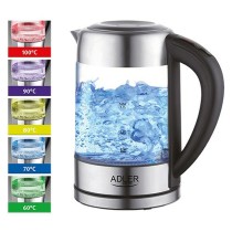 Bouilloire Adler AD 1247 Verre Gris acier verre 2200 W 1,7 L