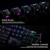 Clavier Asus Strix Scope II Noir QWERTY