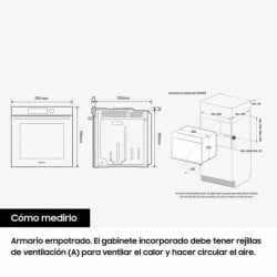 Four Samsung NV7B4455UAS/U3 76 L 60 cm